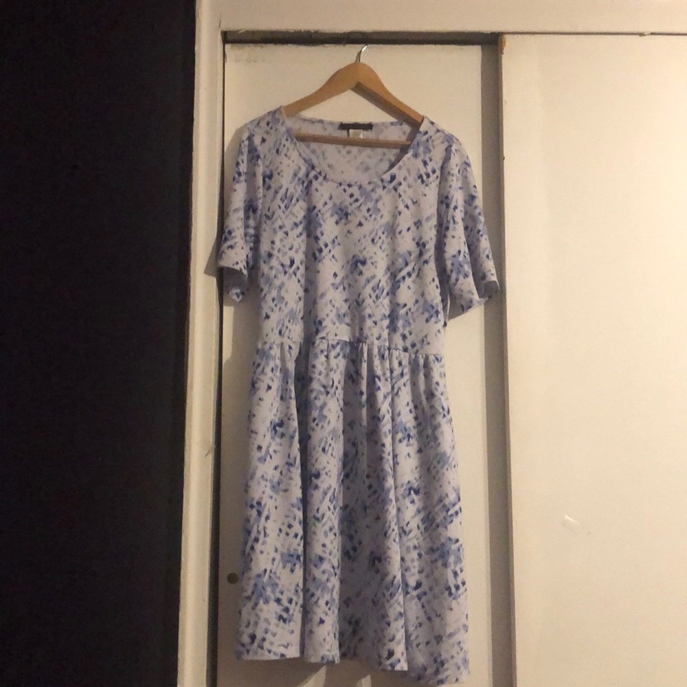 Simple aline dress with pockets